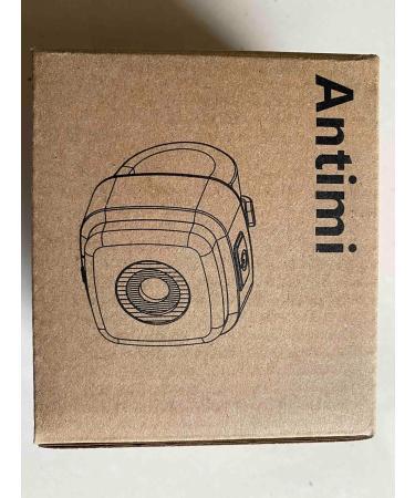 Antimi Waterproof Bicycle Front Light - StVZO Certified USB Type C Black | High-Performance Bike Lamp for Safe Night Riding - Buy Online on SooperMarket.com