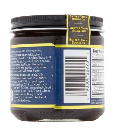All Natural Reduce Sodium Beef Base 8oz - Buy Online on SooperMarket.com