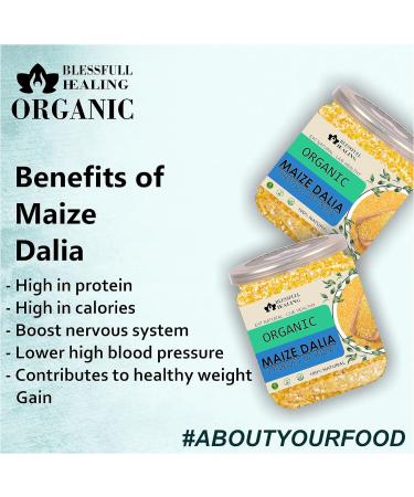 Blessfull Healing Organice Maize Dalia for Breakfast 1 lb (453 Gram) - Buy Online on SooperMarket.com