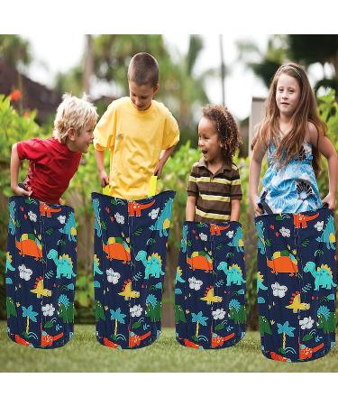 Asslen 36 PCS Potato Sack Race Bags | Outdoor Games Set for Kids & Adults | Egg & Spoon Race | 3-Legged Relay | Carnival Games for Birthday Parties | Dinosaur Theme - Buy Online on SooperMarket.com