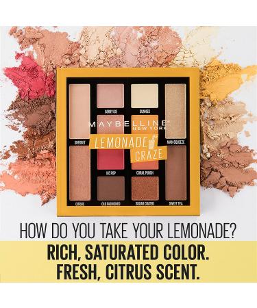 Maybelline Lemonade Craze Eyeshadow Palette - Vibrant Shades for a Refreshing Look - Buy Online on SooperMarket.com