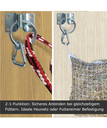 Augtop Stainless Steel Fastening Hooks for Horses & Cattle - Connect & Support with Screws & Dowels - Buy Online on SooperMarket.com