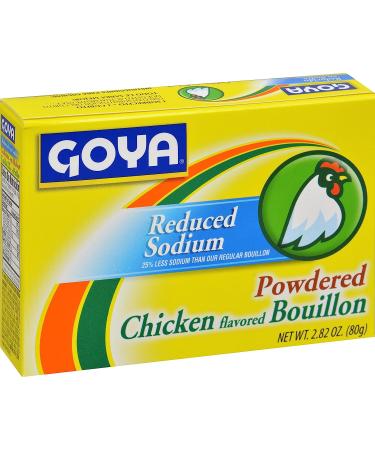 Goya Foods Reduced Sodium Chicken Bouillon 2.82 Ounce - Authentic Flavor - Buy Online on SooperMarket.com