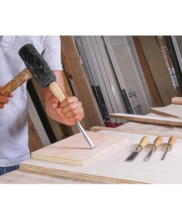 Schaaf Tools 4-Piece Wood Chisel Set | Finely Crafted Woodworking Hand Tools | Durable Cr-V Steel Bevel Edged Blade  Tempered to 60HRc | Tool Roll Included - Buy Online on SooperMarket.com