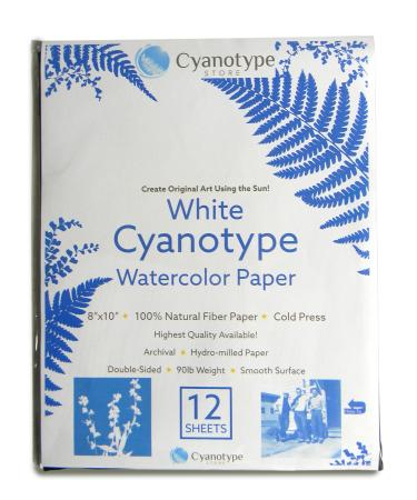 Cyanotype 8 x 10 Paper - 12 Pack (White)