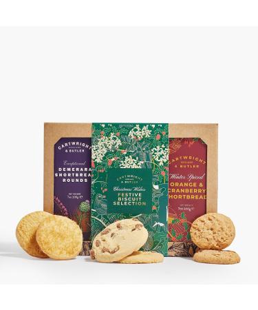 Cartwright & Butler Festive Trio of Biscuits - Luxury Holiday Cookie Gift Set - Buy Online on SooperMarket.com