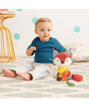 Skip Hop Bandana Buddies Fox Baby Toy - Multi-Sensory Rattle & Teething Toy - Buy Online on SooperMarket.com