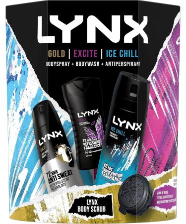LYNX All Stars Trio & Body Scrub Gift Set body wash body spray & anti-perspirant perfect for his daily routine 3 piece - Buy Online on SooperMarket.com