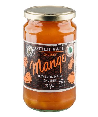 Otter Vale Mango Chutney Authentic Sweet Mango Direct from India Hand-Made in Devon Gluten-Free 567g Glass jar