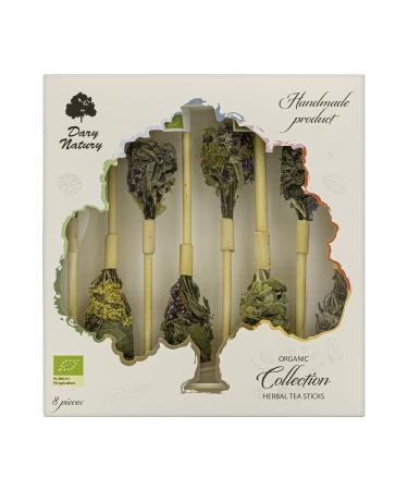 Organic Herbal Tea Sticks Collection / Gift Set / Flowers Leaf / Handmade / Bio Product / Natural / Premium Quality