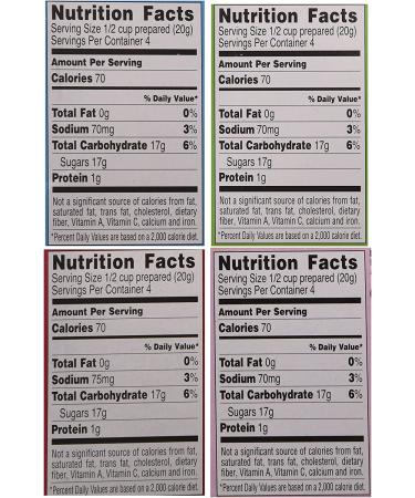 Jolly Rancher Jello Variety Pack - Green Apple, Cherry, Watermelon, Blue Raspberry - 2.79oz Box, Pack of 4 - Buy Online on SooperMarket.com