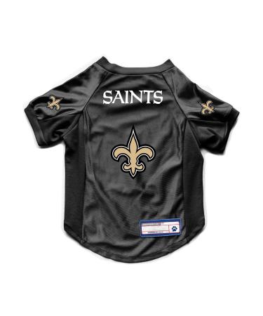 Littlearth New Orleans Saints Pet Jersey Stretch Team Color Size XL New Orleans Saints XL