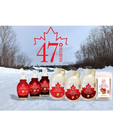 47 North Single Source Organic Maple Sryup Grade A Very Dark 1000ml Strong in taste and so perfect for baking glazing for hearty meat barbeque and also in the coffee! - Buy Online on SooperMarket.com