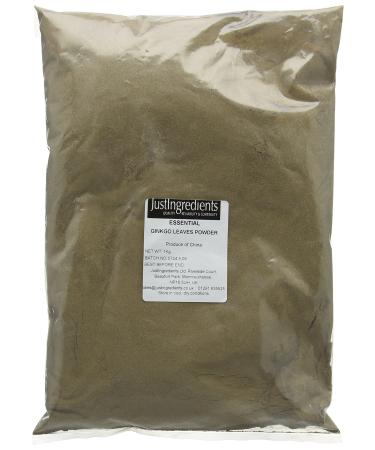 JustIngredients Essentials Ginkgo Biloba Powder Maidenhair 1 Kg