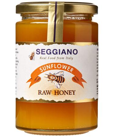 Seggiano Raw Sunflower Honey 500g Cold Extracted Mono Varietal Honeys Unfiltered & Unpasteurised Gluten Free GMO Free & Vegetarian Great with Cheese