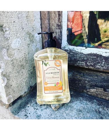 A La Maison de Provence Liquid Hand Soap - Citrus Blossom, 16.9 oz Pump Bottle, Natural & Moisturizing - Buy Online on SooperMarket.com