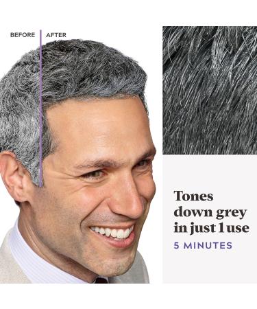 Just For Men Touch of Grey Black Hair Dye No Mix Comb-In Applicator For A Natural Salt & Pepper Look Ammonia & Peroxide Free - T55 1 Count (Pack of 1) T55 - Black - Buy Online on SooperMarket.com