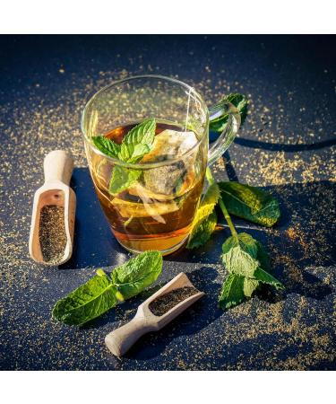 Zyanna Peppermint Tea - Premium Black Tea Infused with Peppermint Leaves - 100g/50 Cups - Natural Ingredients for Refreshing and Relaxing Flavour - Buy Online on SooperMarket.com
