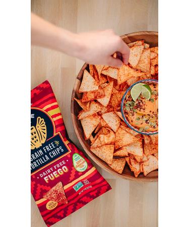 Siete Fuego Grain Free Tortilla Chips - Spicy & Crunchy, 4 oz | Gluten-Free Snack - Buy Online on SooperMarket.com