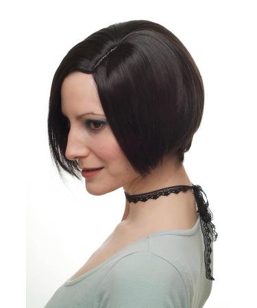 Buy Sexy Dark Brown Asymmetrical Bob Wig for Women | Short Hair Wig - 1248-4 | International Shipping - Buy Online on SooperMarket.com