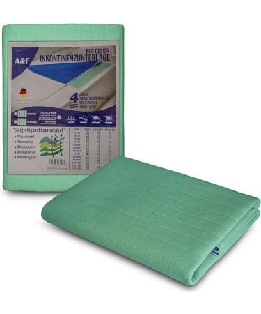 A&F Incontinence Edition 35x40 - 4-Layer Washable Hospital Pad with 26280ml/m Suction Power | Baby Bed & Cot Mattress Protector - 1 Pack - Buy Online on SooperMarket.com