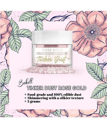 Edible Gold and Rose Gold Dust Glitter Set - Bakell Luster Dust for Baking & Decorating - 2 x 5g - Buy Online on SooperMarket.com