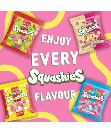 Squashies Drumstick Rhubarb & Custard 140g - Buy Online on SooperMarket.com