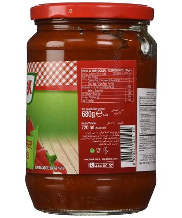 Tamek Pepper Paste (Biber Salcasi) 680g - Authentic Turkish Culinary Delight - Buy Online on SooperMarket.com