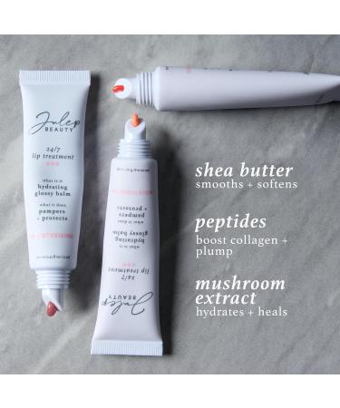 Julep 24/7 Lip Treatment - Hydrating Lip Balm and Lip Sleeping Mask - Moisturising Lip Repair - Soothe Dry Chapped Lips - Shea Butter Pink & Polished (Neutral Pink) - Buy Online on SooperMarket.com