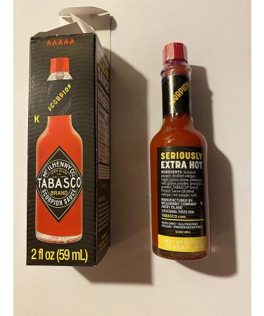 Tabasco Scorpion Sauce 2 fl. oz. Two Pack - Spicy Hot Sauce Duo - 2 Fl Oz (Pack of 2) - Buy Online on SooperMarket.com
