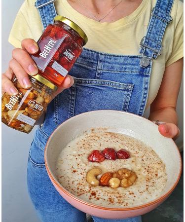 BeeHype - It's Nuts! Mixed Nuts in Pure Raw Acacia Honey with Natural Enzymes Vitamins Minerals Antioxidants and 14g of Protein Per Jar 6 x 215g It's Nuts! Pack of 6 - Buy Online on SooperMarket.com