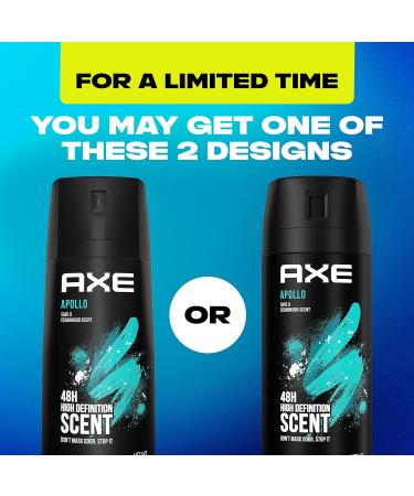AXE Apollo Body Spray Deodorant for Men - Sage & Cedarwood Aluminum-Free Long-Lasting Odor Protection 4.0 oz - International Shipping Available - Buy Online on SooperMarket.com