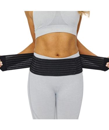 Neotech Care 3-in-1 Maternity Pregnancy Support Postpartum Belly Wrap & Pelvis Belt/Brace/Band (Black X-Large Size) XL Black