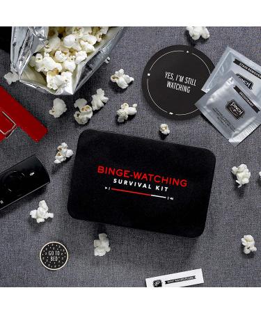 Binge-Watching Survival Kit for Friends & Family | 18 Essential Items for At-Home Spa Day | Fun Portable Gift Box - Buy Online on SooperMarket.com