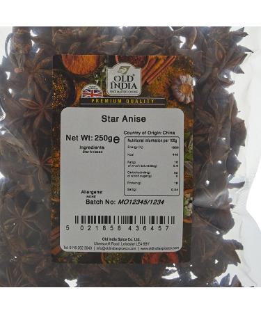 Old India Star Anise 250g - Premium Quality Spice (Pack of 1) | Buy Online - Buy Online on SooperMarket.com