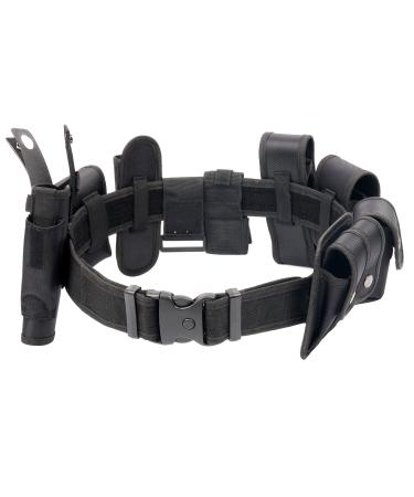 YaeKoo Black Law Enforcement Modular Equipment System Police Security Military Tactical Duty Utility Belt