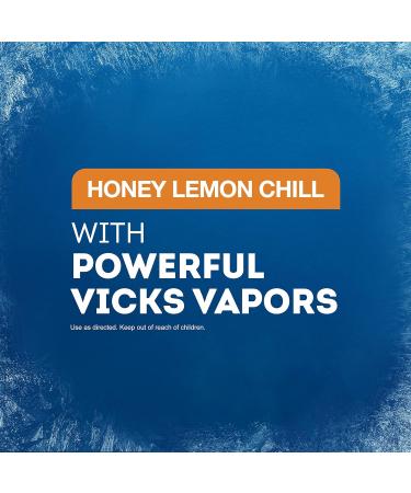 Vicks VapoCOOL Max Medicated Drops for Temporary Cough and Sore Throat Relief Honey Lemon Chill Flavour Lozenges 40 Count - Buy Online on SooperMarket.com
