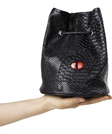 Large Dice Bag with 7 Complete Dice Sets | Black Dragon DND Dice Bag with 49 Polyhedral Dice | Green Satin Interior | Holds 150+ Dice - Buy Online on SooperMarket.com