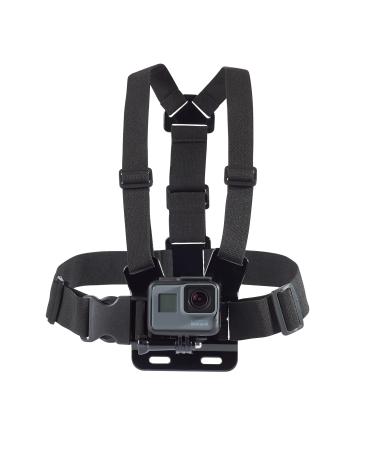Amazon Basics Adjustable Chest Mount Harness for GoPro Camera (Compatible with GoPro Hero Series), Black