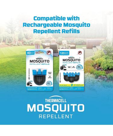 Thermacell E-Series Rechargeable Mosquito Repeller 2 Pack Bundle - 20ft Protection Zone - Charcoal - DEET Free - Scent Free - Bug Spray Alternative - Buy Online on SooperMarket.com