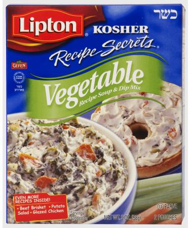 Lipton Recipe Secrets Soup and Dip Mix, Vegetable 2oz (6 Pack)