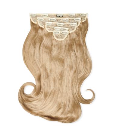 Lullabellz Super Thick Blow Dry Wavy Clip In Hair Extensions 5-Piece 22-Inch Length Light Golden Blonde