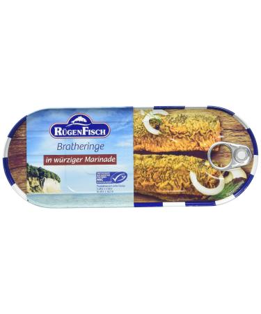 R genfisch fried herring in spicy marinade pack of 6 (6 x 500 g)