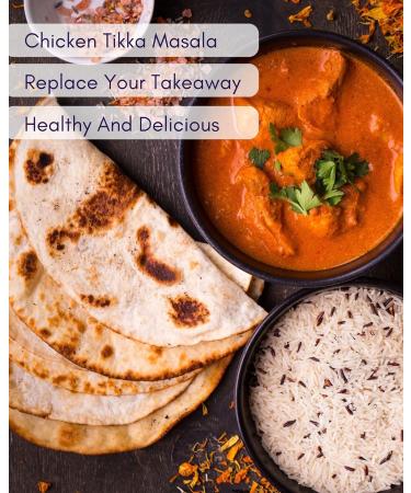 Spice Pots Tandoori Masala Powder - 100% Natural Ingredients - Gluten Free & Vegan - Medium Heat Dry Spice Blend - 80g Pot (16 Servings) - Buy Online on SooperMarket.com