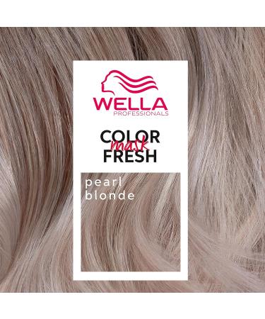 Wella Professional Color Fresh Mask Temporary Hair Color Refresh Treatment Semi-Permanent Hair Dye Hair Gloss Treatment Pearl Blonde 500 ml Pearl Blonde 500 ml (Pack of 1) - Buy Online on SooperMarket.com