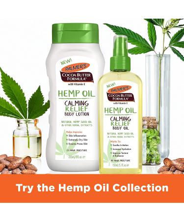 Palmer's Cocoa Butter Hemp Oil Calming Relief Body Oil - 5.1 oz | Moisturize & Soothe Skin - Buy Online on SooperMarket.com