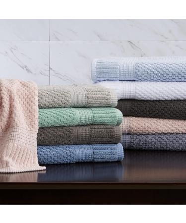 Trinity Collection 100% Cotton Towel Set - 6 Piece Light Pink | Soft & Absorbent Bath Towels, Hand Towels, Washcloths - Buy Online on SooperMarket.com