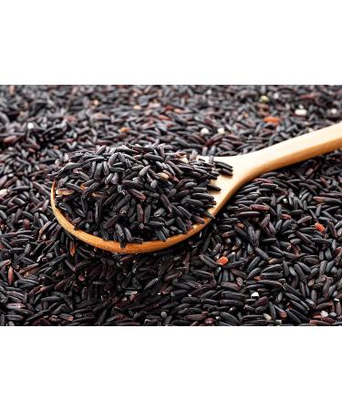 Black Rice 3 Pounds - Whole Grain, Kosher, Vegan & Nutty-Sweet Flavor - Rich in Antioxidants & Fiber - Ideal for Stir-Fries, Salads & Pudding - Buy Online on SooperMarket.com
