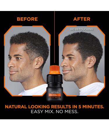L'Oreal Paris Men Expert One Twist Mess Free Permanent Hair Color - Real Black 02 - Ammonia Free Dye to Cover Grays - Easy No Mix Application - 1 Kit - Buy Online on SooperMarket.com