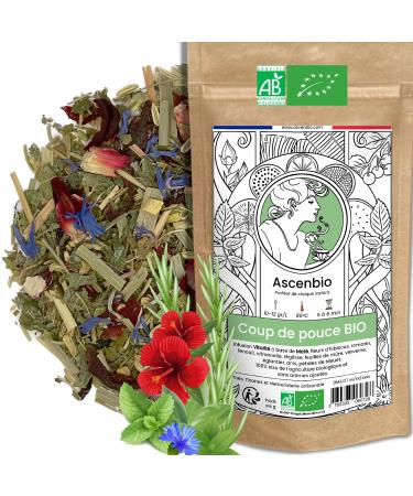 Ascenbio - Organic Infusion 180 g Loose Prepared and packaged in France Biodegradable Packaging